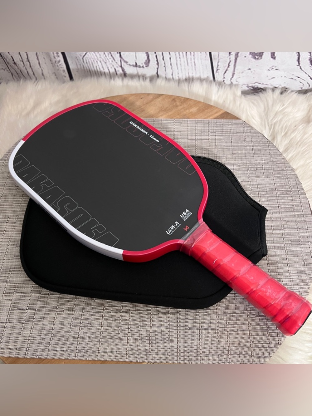 JOOLA Agassi Pro 16mm Pickleball Paddle Carbon Surface Control Power Grip Edge X